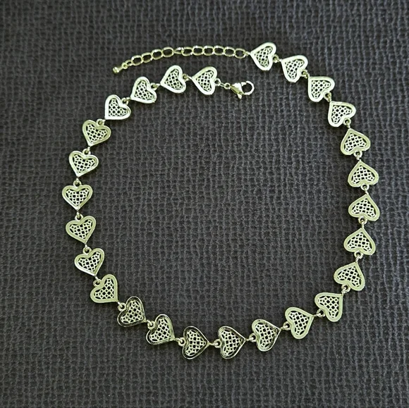 Gemelli👭 "Rebecca" Gold Hearts💛 Necklace - NWT - Picture 7 of 16